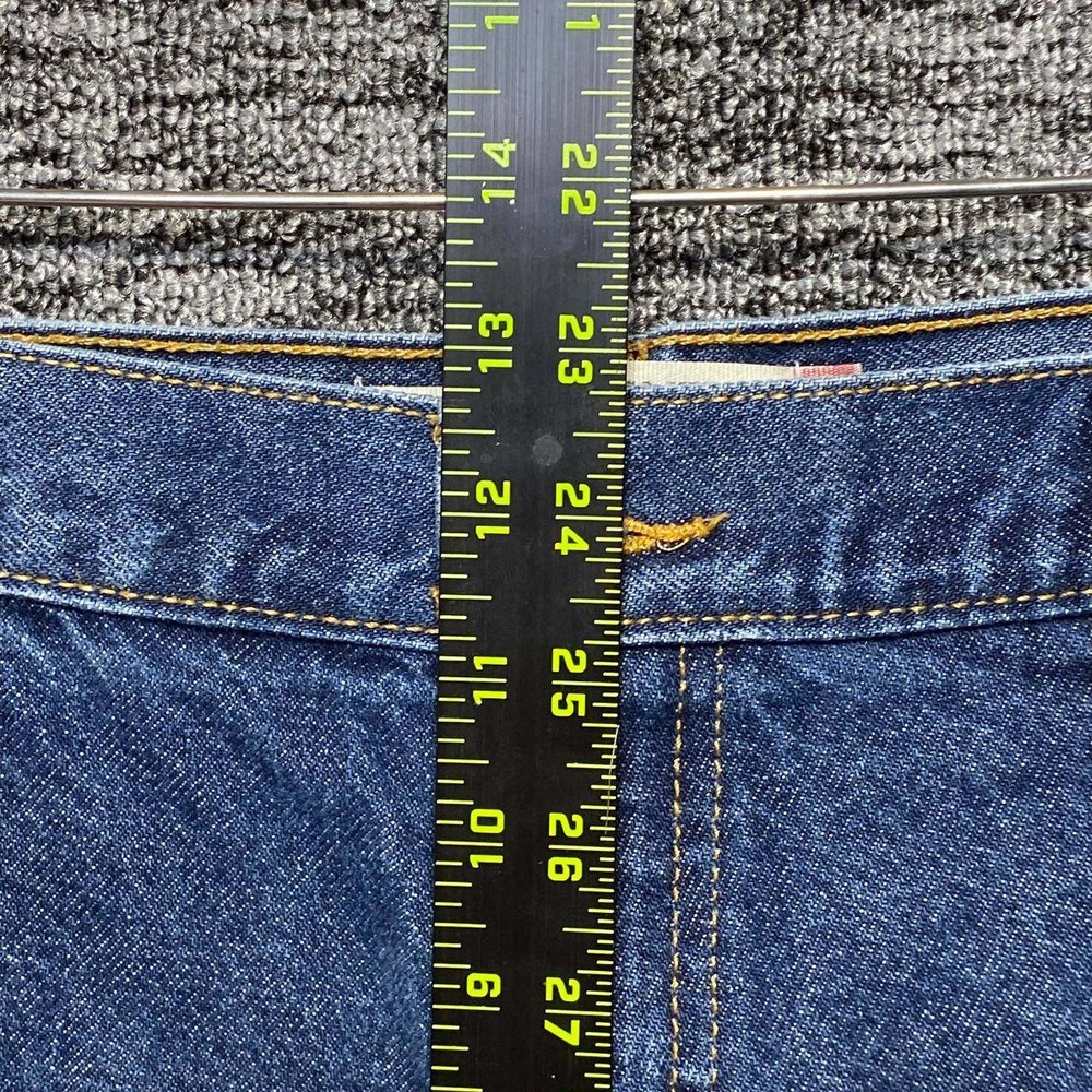 Levis 517 Bootcut Jeans Mens 36x30 Blue Medium Dark Wash Denim Rugged Workwear - Picture 12 of 15